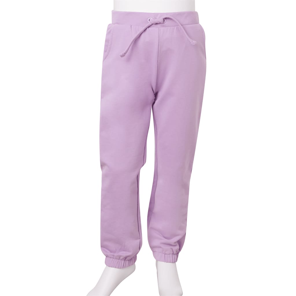 Kinderjoggingbroek 92 lila Lila 92