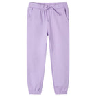 Kinderjoggingbroek 104 lila katoen