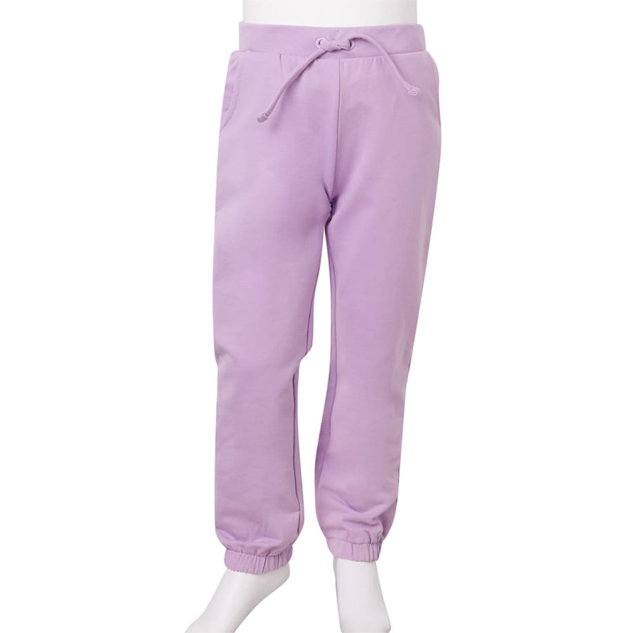 Kinderjoggingbroek 104 lila Lila 104