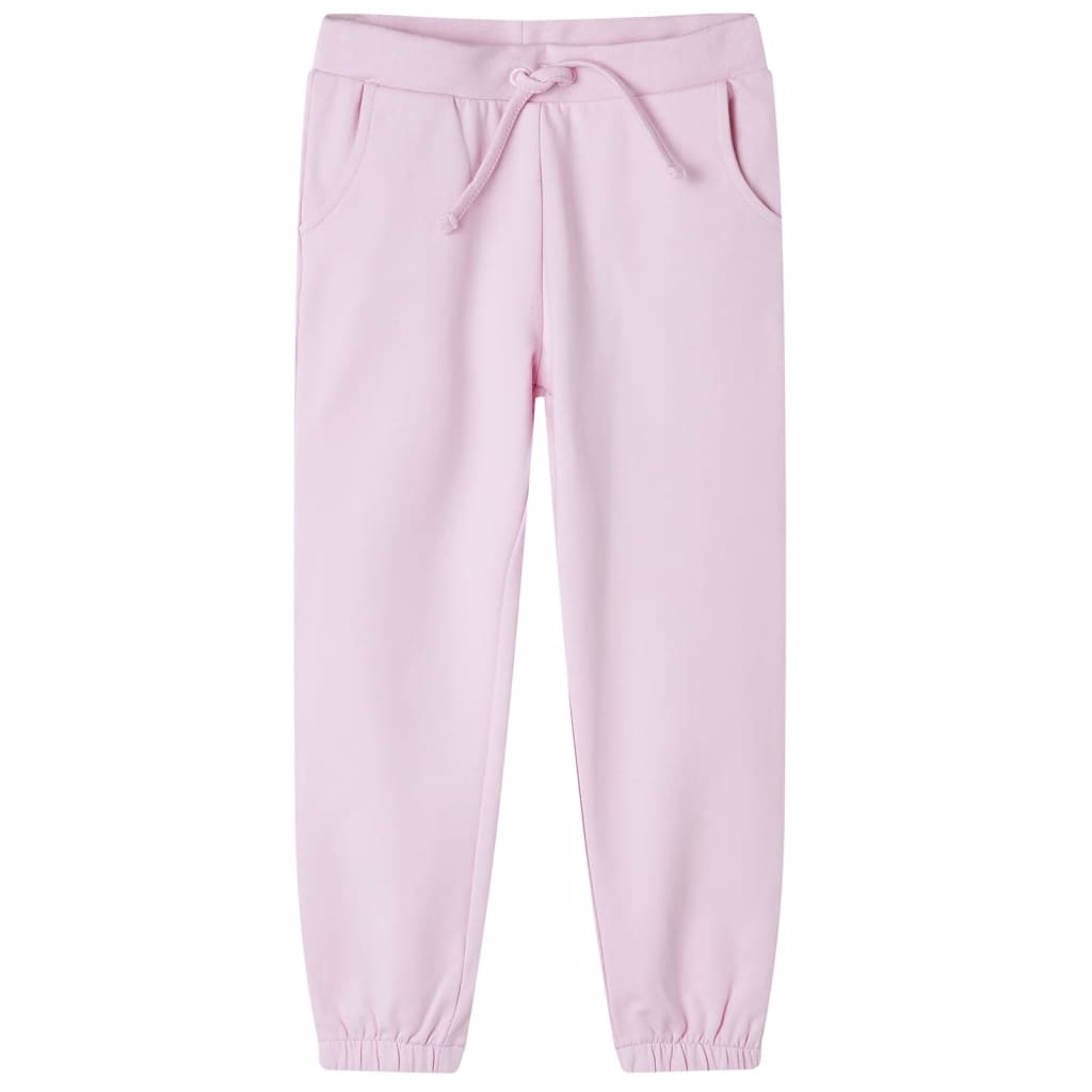 Kinderjoggingbroek 92 lichtroze Roze