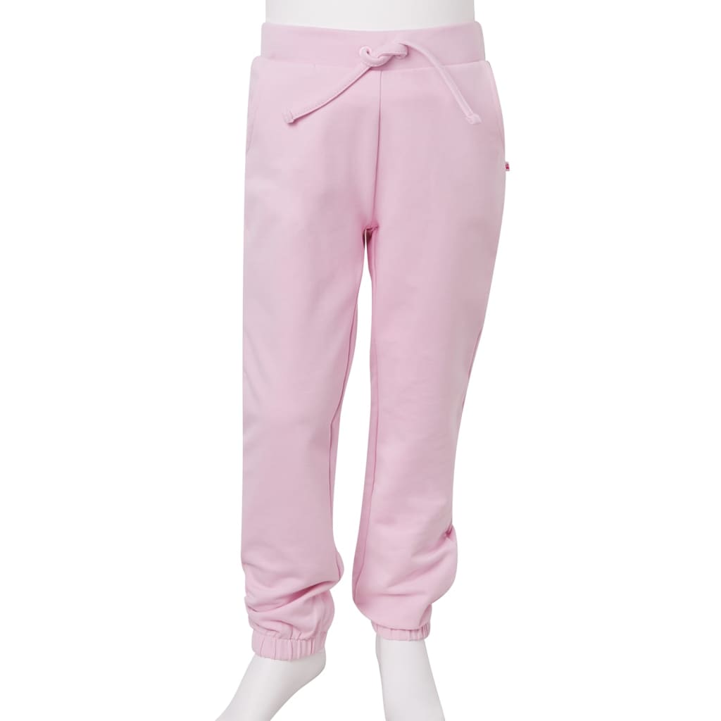 Kinderjoggingbroek 104 lichtroze Roze 104