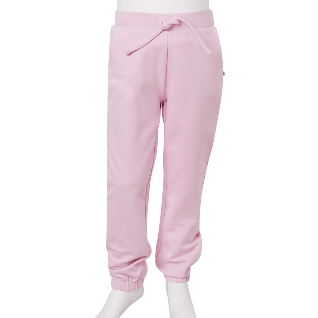 Kinderjoggingbroek 116 lichtroze Roze 116