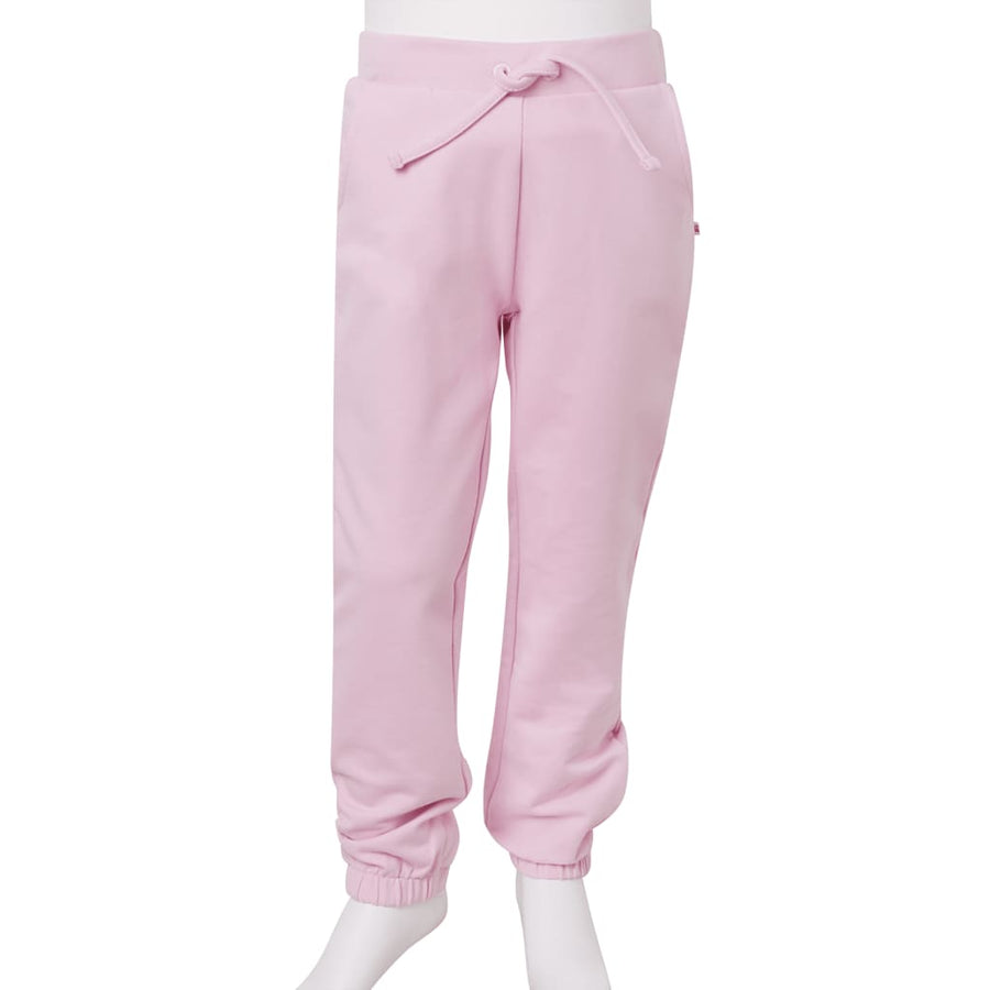 Kinderjoggingbroek 116 lichtroze Roze 116