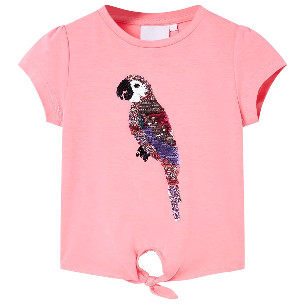 Kindershirt 104 fluorescerend roze Roze