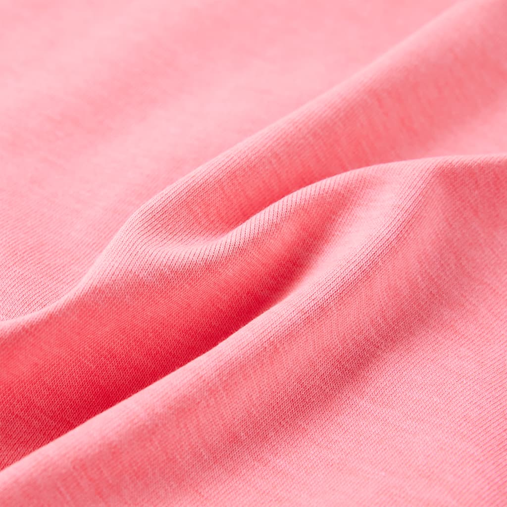 Kindershirt 104 fluorescerend roze Roze