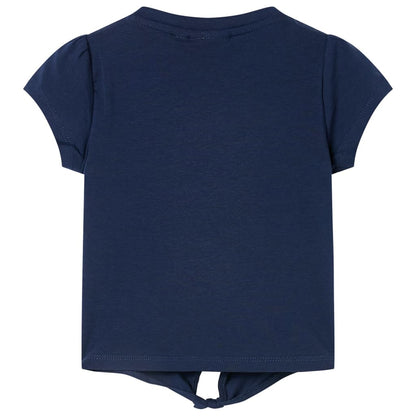 Kindershirt 128 marineblauw Marineblauw