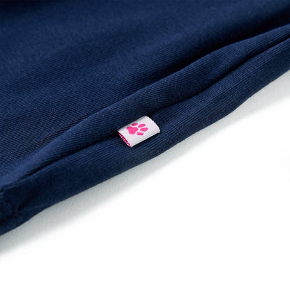 Kindershirt 128 marineblauw Marineblauw