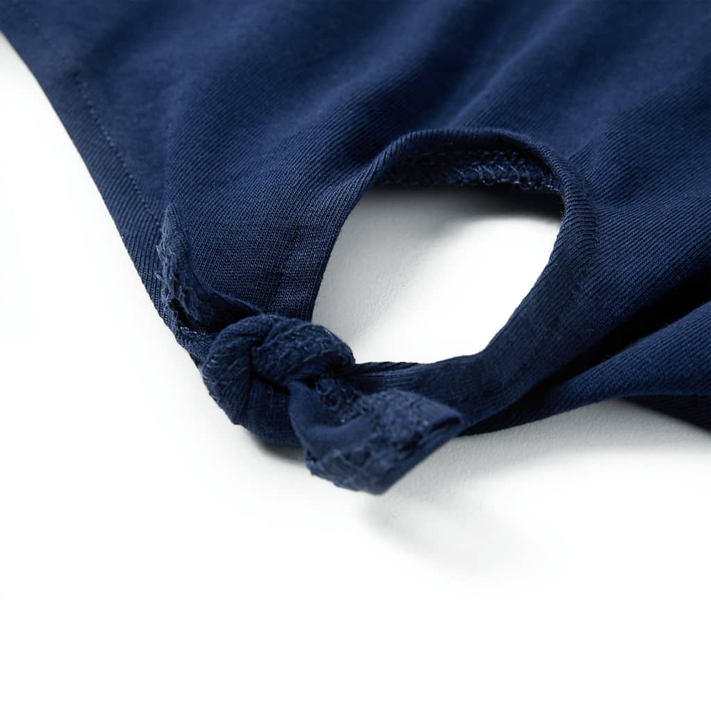 Kindershirt 128 marineblauw Marineblauw