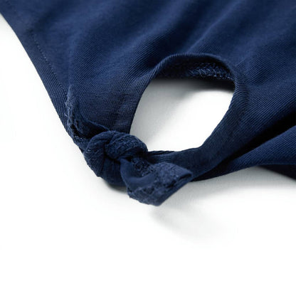 Kindershirt 128 marineblauw Marineblauw