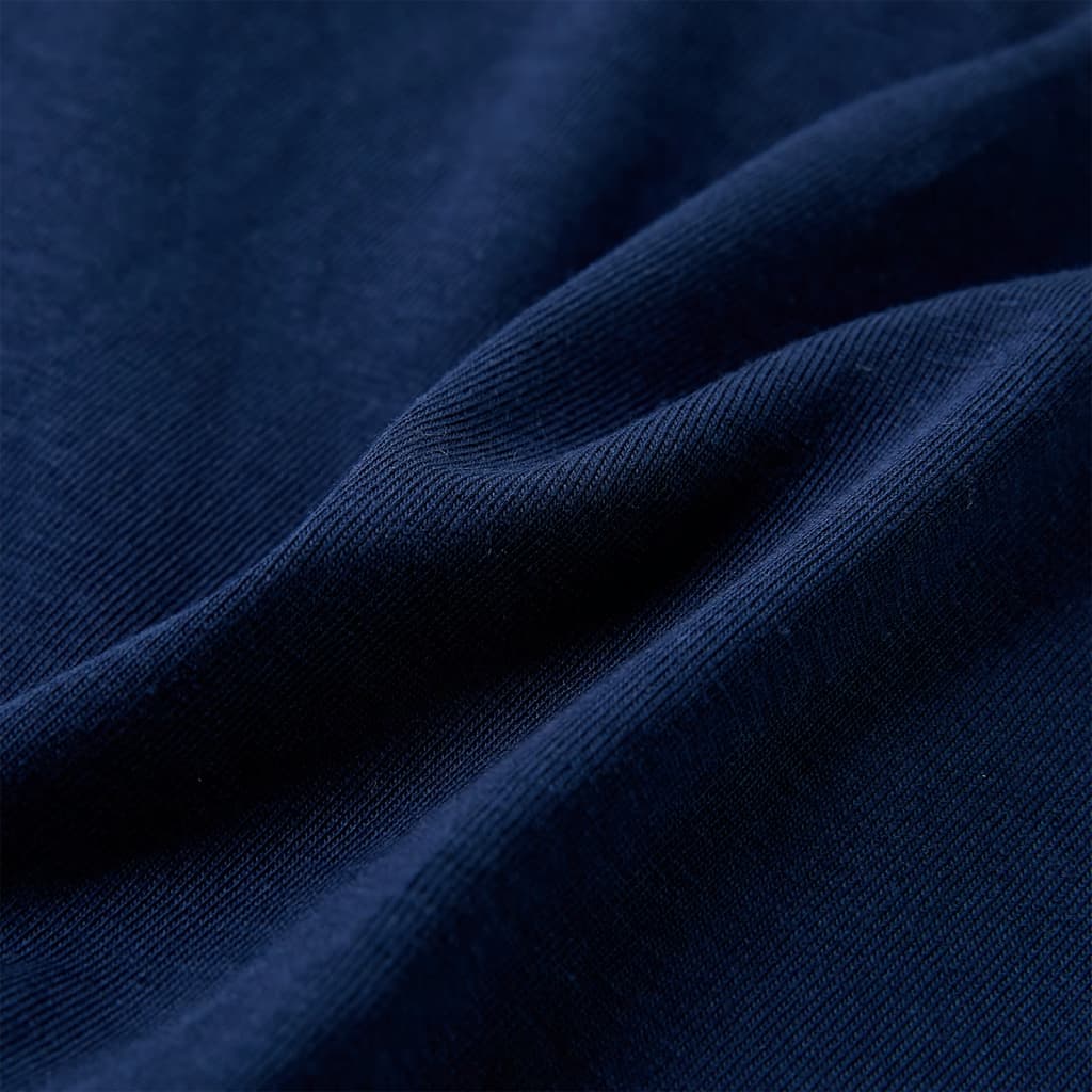 Kindershirt 128 marineblauw Marineblauw