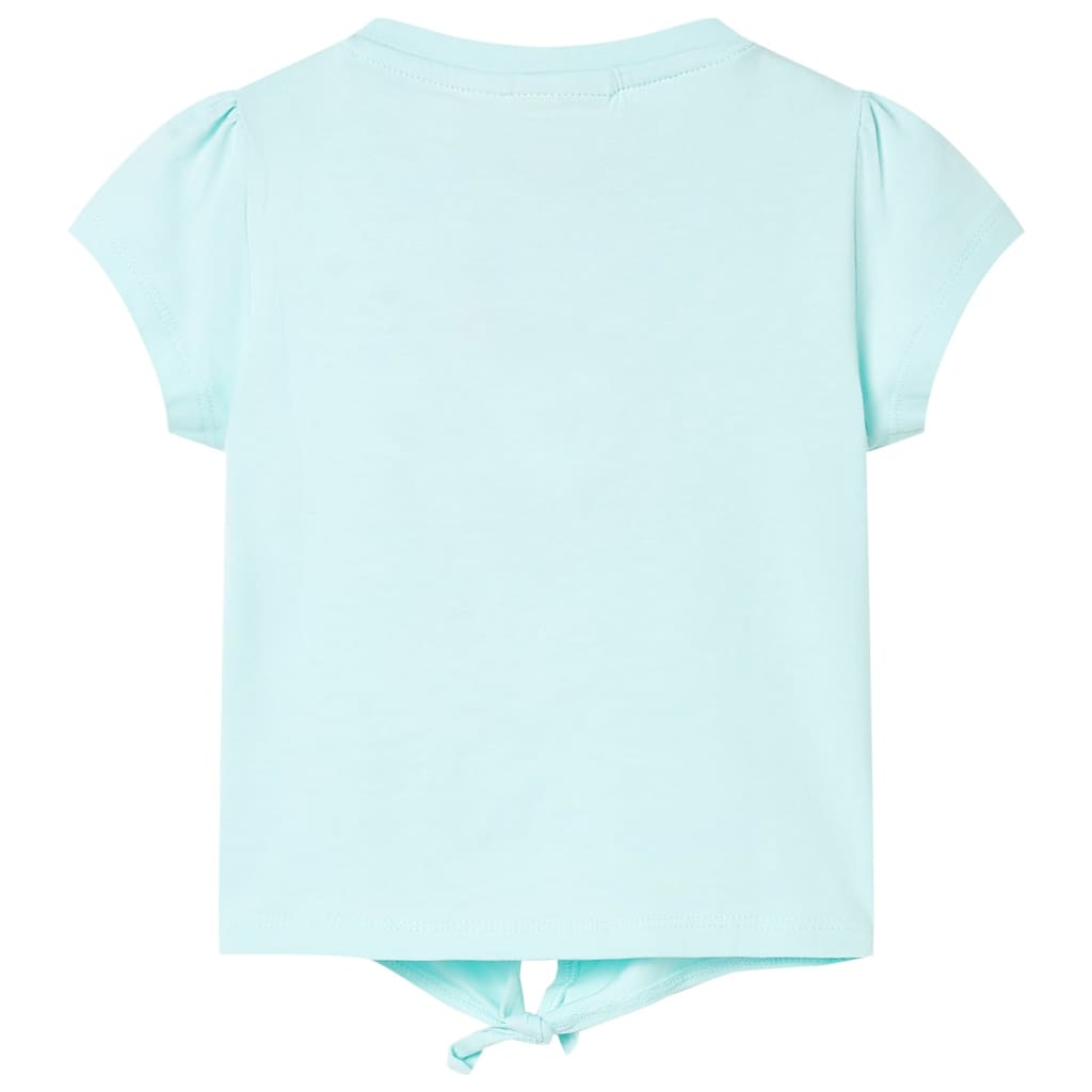 Kindershirt 128 lichtzeeblauw Aqua 128