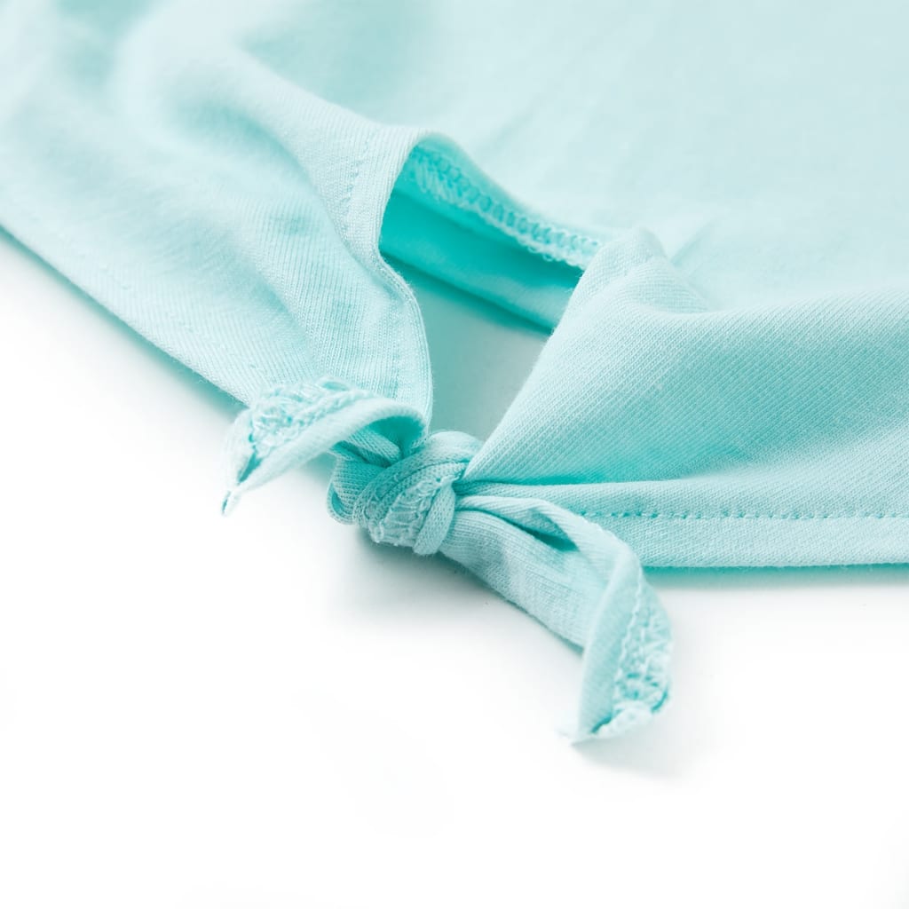 Kindershirt 128 lichtzeeblauw Aqua 128
