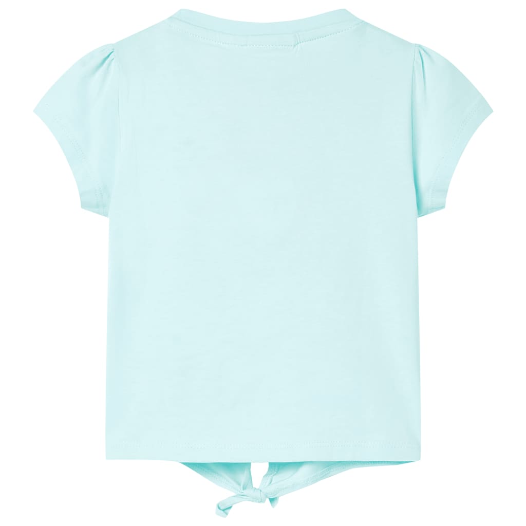 Kindershirt 140 lichtzeeblauw Aqua