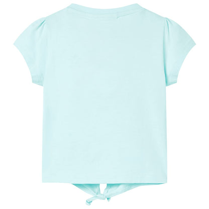 Kindershirt 140 lichtzeeblauw Aqua