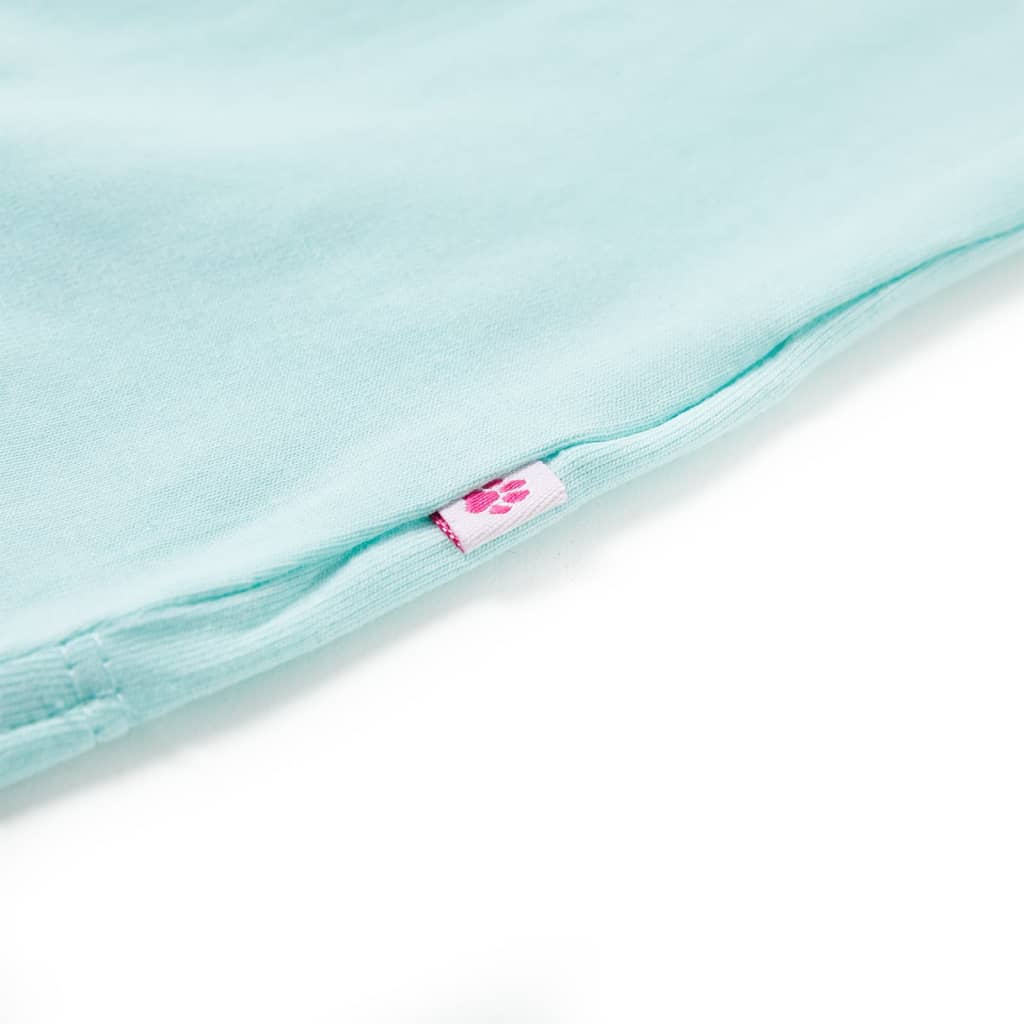 Kindershirt 140 lichtzeeblauw Aqua