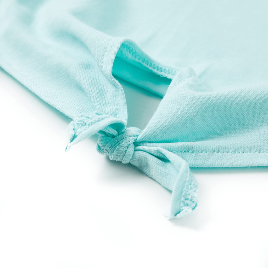 Kindershirt 140 lichtzeeblauw Aqua