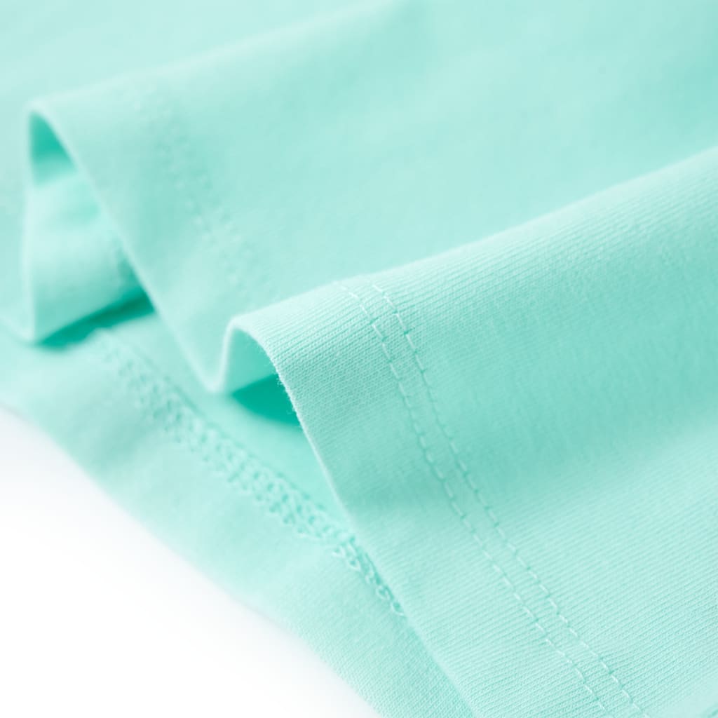 Kindershirt 116 lichtzeeblauw Aqua