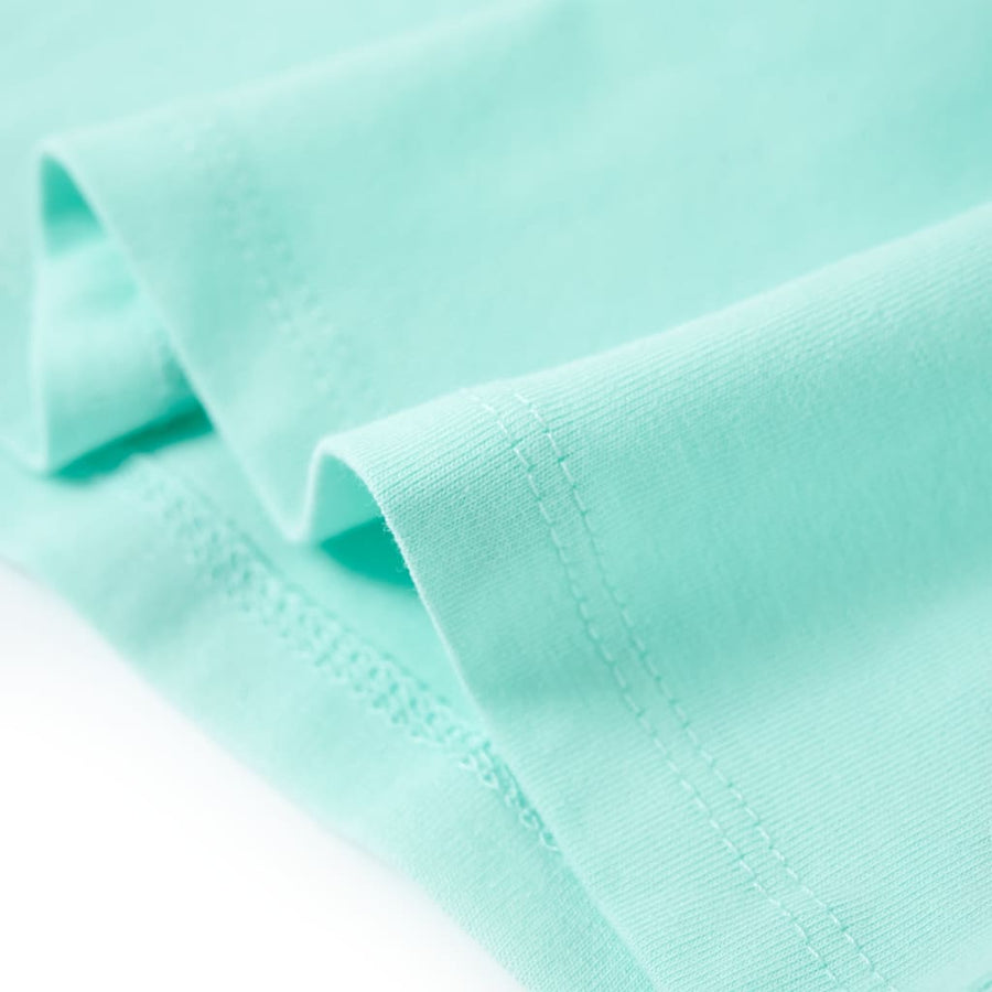 Kindershirt 116 lichtzeeblauw Aqua
