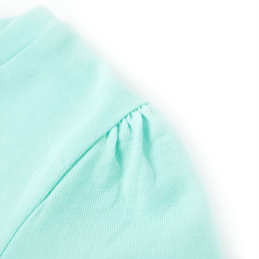 Kindershirt 128 lichtzeeblauw Aqua