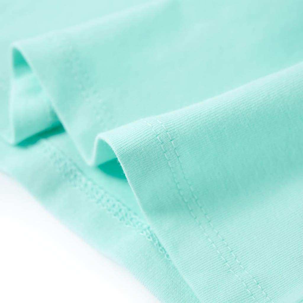 Kindershirt 128 lichtzeeblauw Aqua