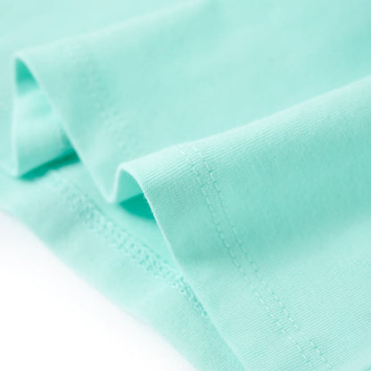 Kindershirt 128 lichtzeeblauw Aqua