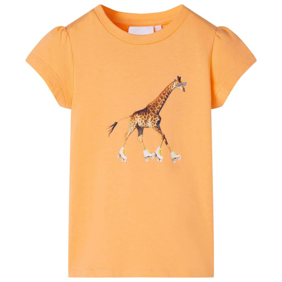 Kindershirt 116 feloranje orange