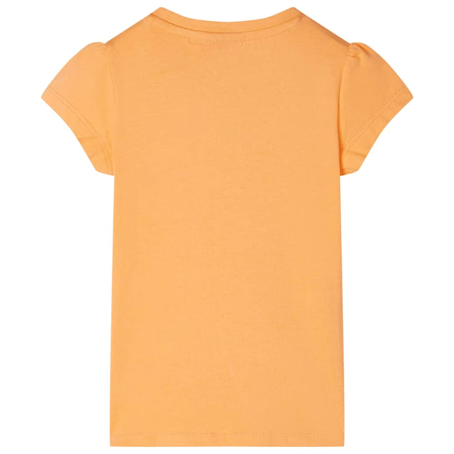Kindershirt 116 feloranje orange