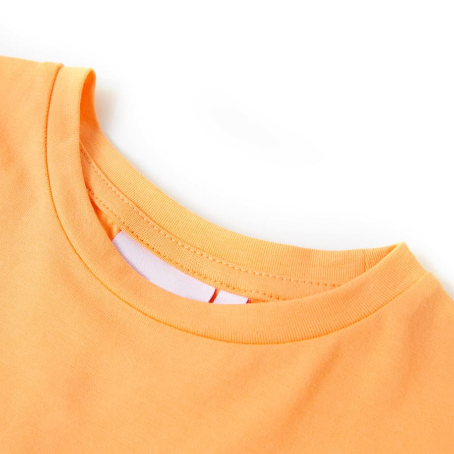 Kindershirt 116 feloranje orange