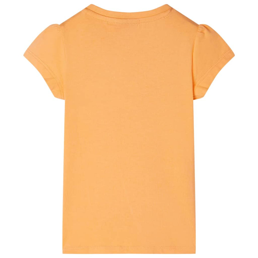 Kindershirt 128 feloranje orange