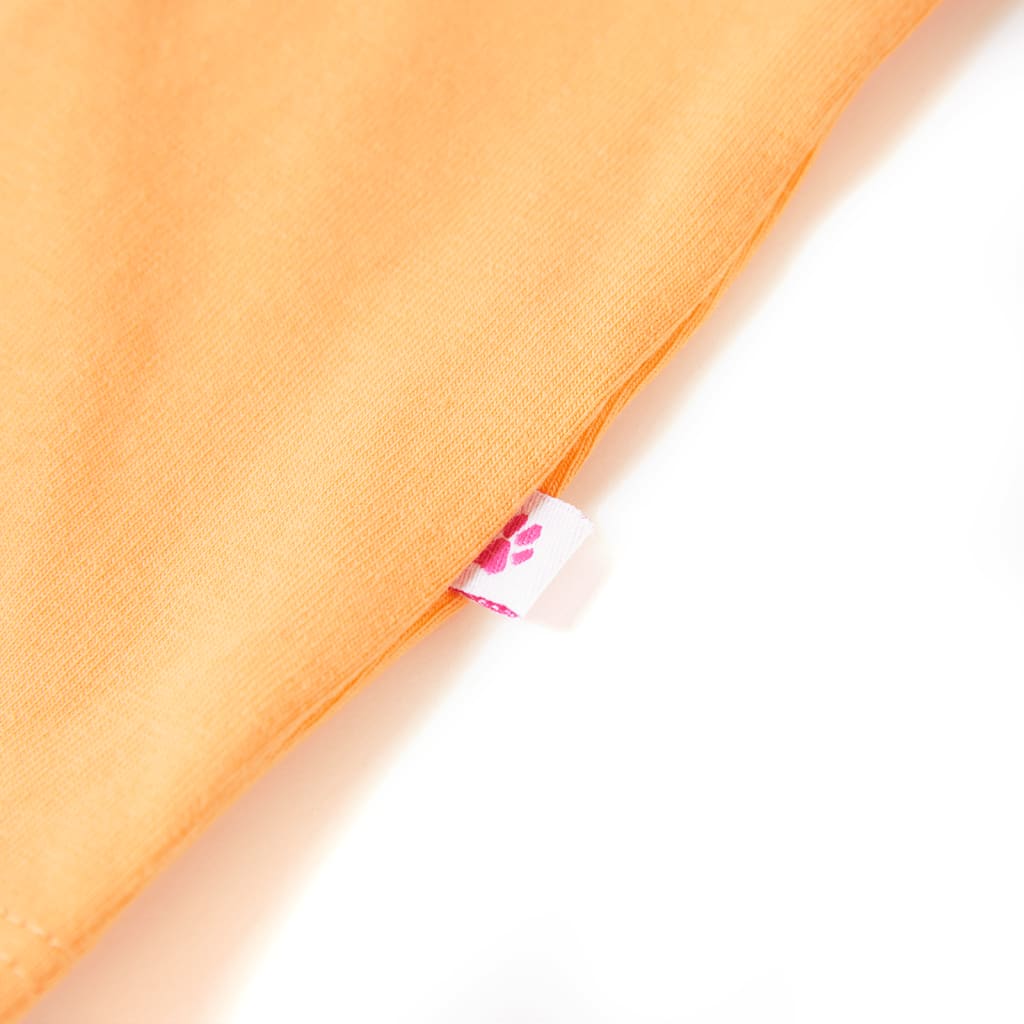 Kindershirt 128 feloranje orange