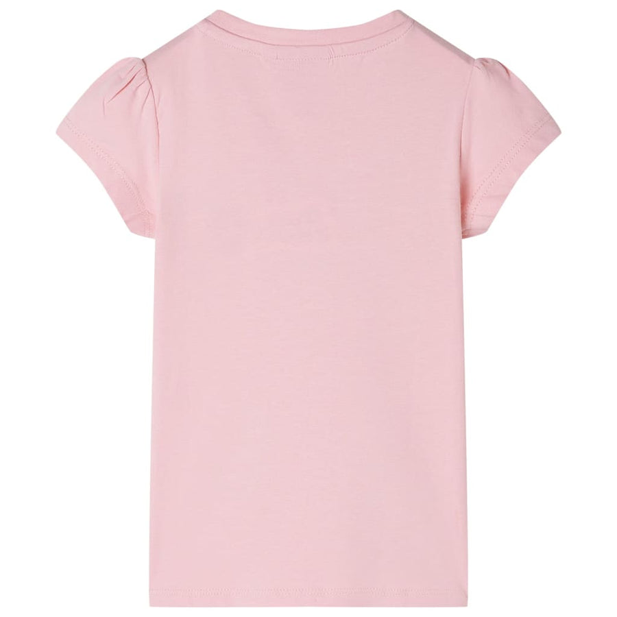 Kindershirt 116 lichtroze Roze 116