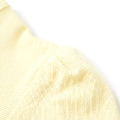 Kindershirt 128 zachtgeel Geel 128