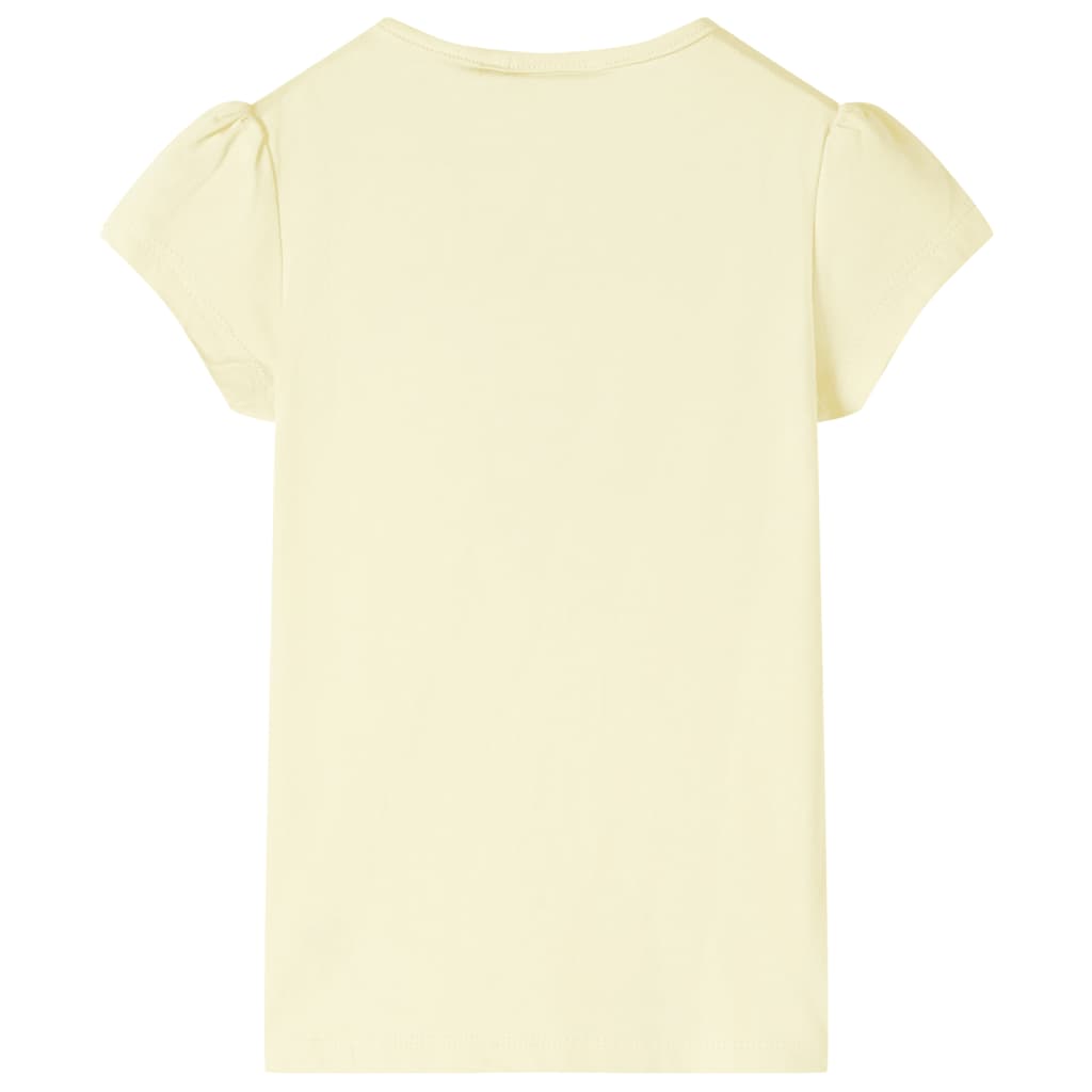 Kindershirt 140 zachtgeel Geel 140