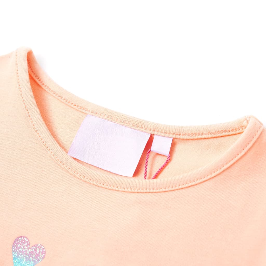 Kindershirt 104 lichtoranje orange
