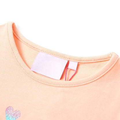 Kindershirt 104 lichtoranje orange