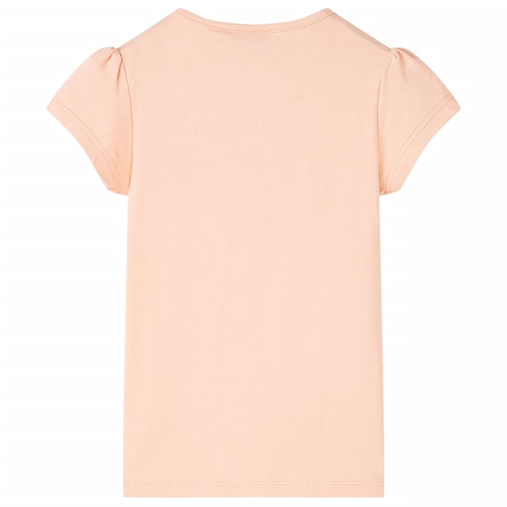 Kindershirt 116 lichtoranje orange