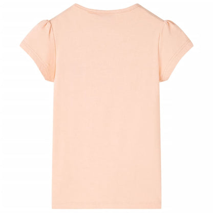 Kindershirt 116 lichtoranje orange