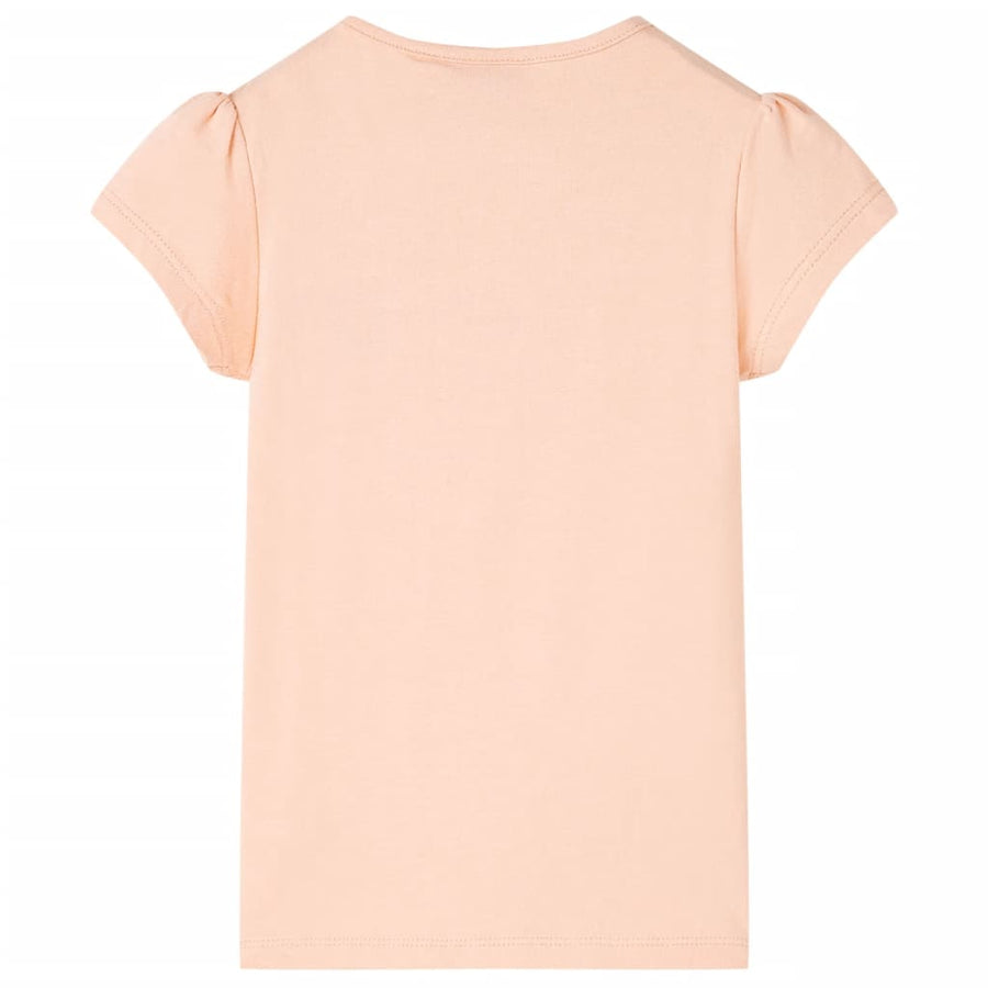Kindershirt 116 lichtoranje orange
