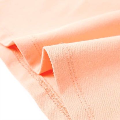 Kindershirt 116 lichtoranje orange