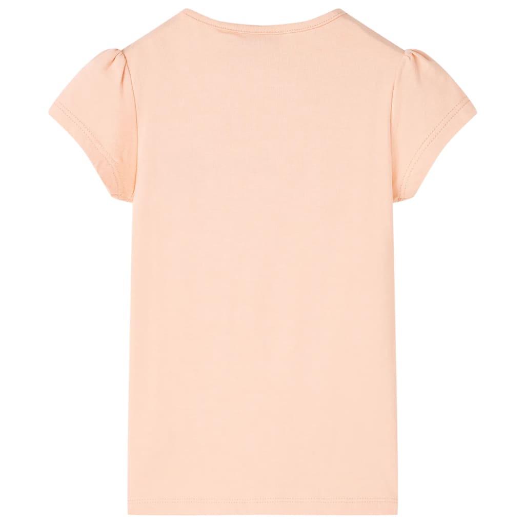 Kindershirt 128 lichtoranje orange