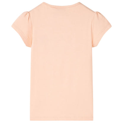 Kindershirt 128 lichtoranje orange