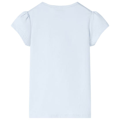 Kindershirt 140 lichtblauw lichtblauw