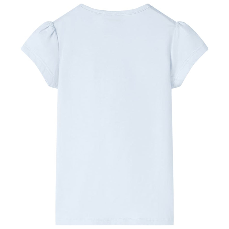 Kindershirt 140 lichtblauw lichtblauw