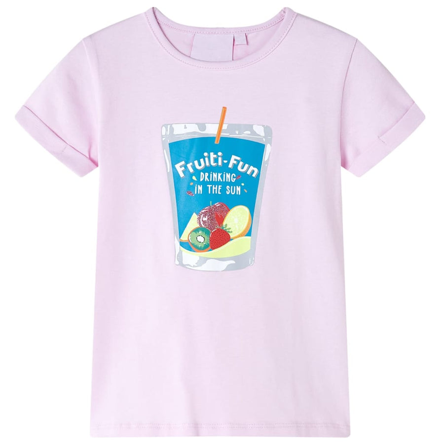 Kindershirt 116 zachtroze Roze