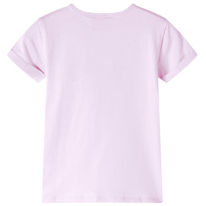 Kindershirt 116 zachtroze Roze