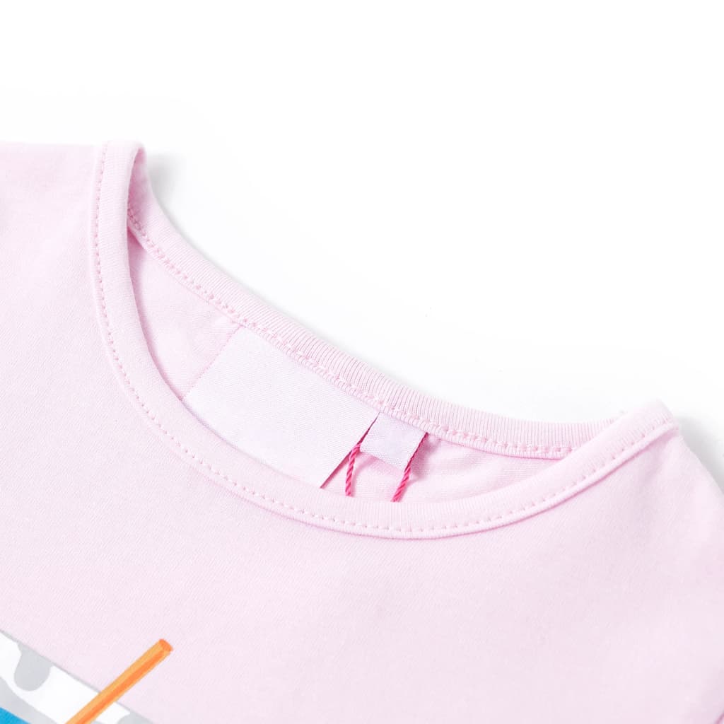 Kindershirt 116 zachtroze Roze