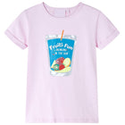 Kindershirt 140 zachtroze katoen