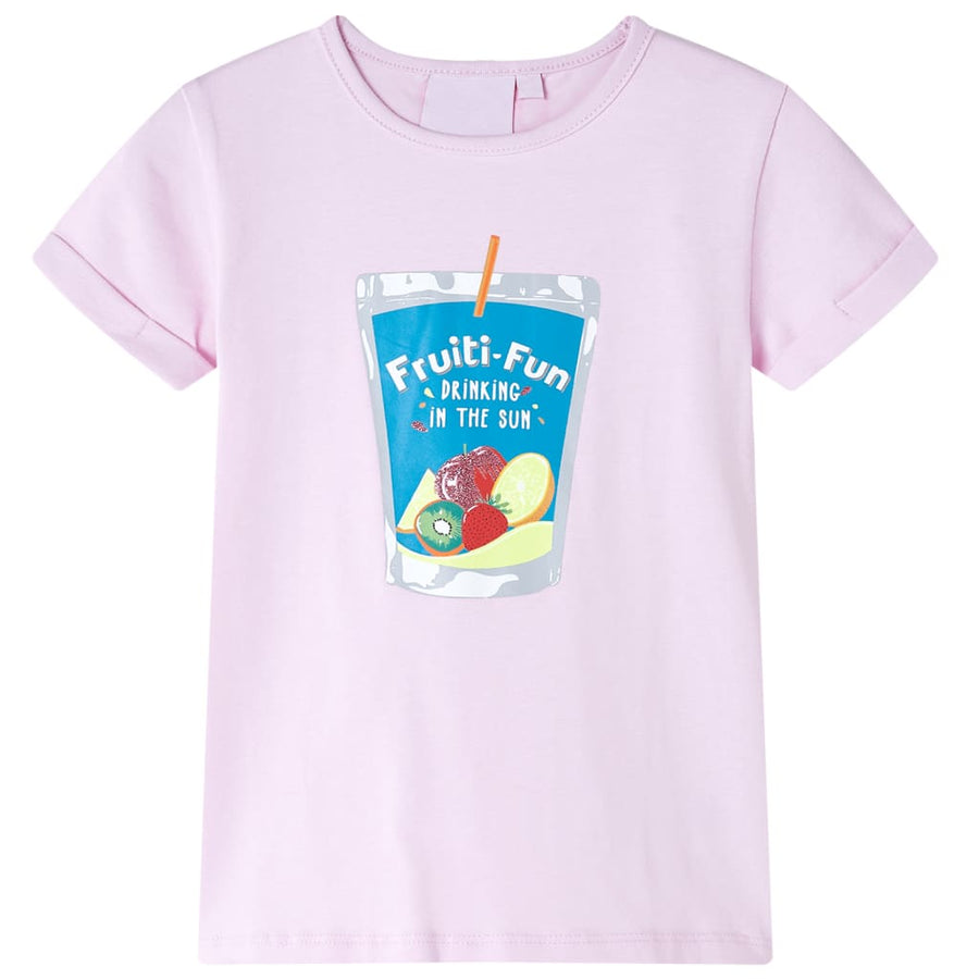 Kindershirt 140 zachtroze Roze