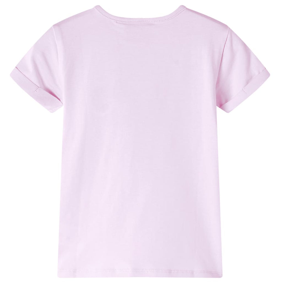 Kindershirt 140 zachtroze Roze