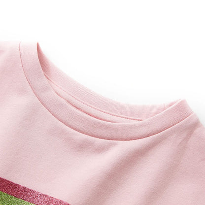 Kinderjurk met trekkoord 116 lichtroze Roze 116